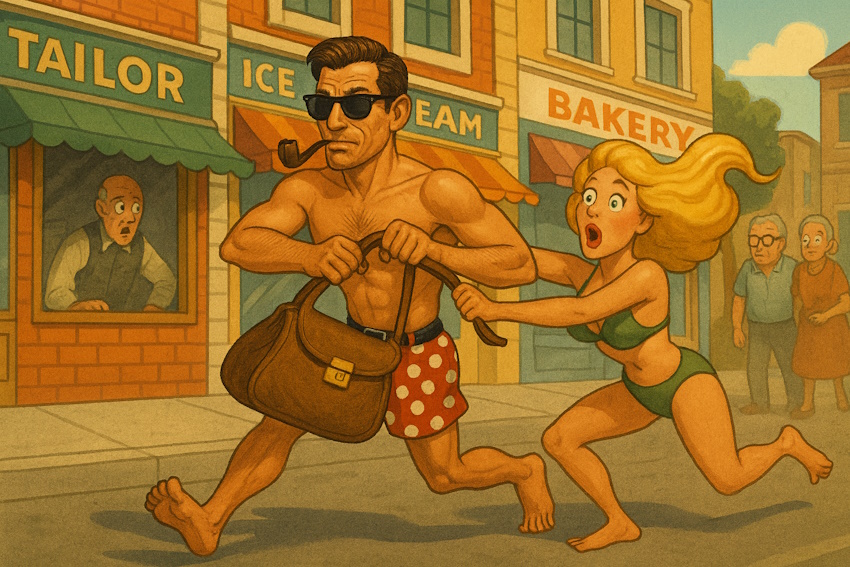 Illustration of a cam performer protecting their content using DMCA takedown services